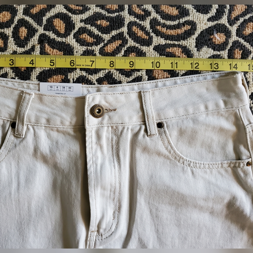 NWT COTTON:ON white denim skirt - Picture 6 of 8